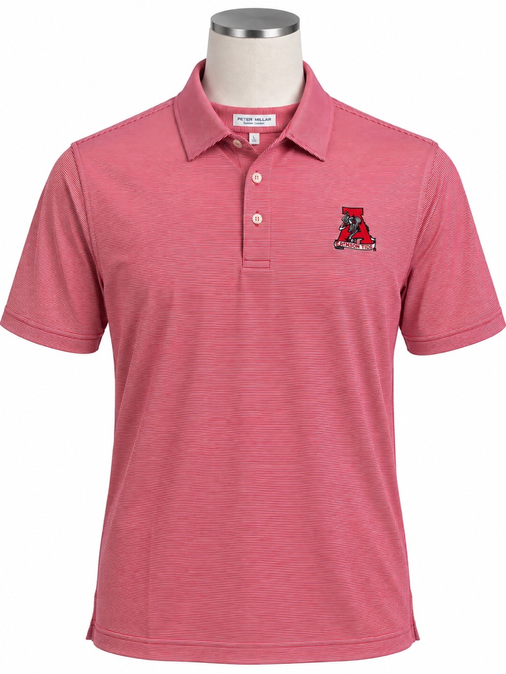 Peter Millar Alabama Crimson Tide Stripe Polo Men’s XL NWT READ DESCRIPTION